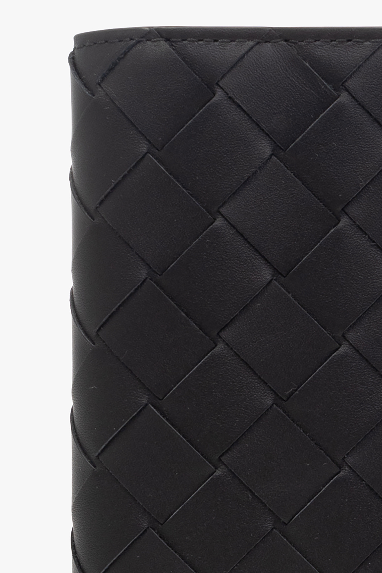 長財布 BOTTEGA VENETA BLACK NAPPA LEATHER WALLET BOTTEGA VENETA Nappa Intrecciato Double Zip Clutch Wallet